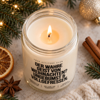 DER WAHRE GEIST VON WEIHNACHTEN? UNGEBUMST & VOLLGEFRESSEN. | Weihnachtskerze Duftkerze Weihnachten Weihnachtsgeschenk Wichtelgeschenk
