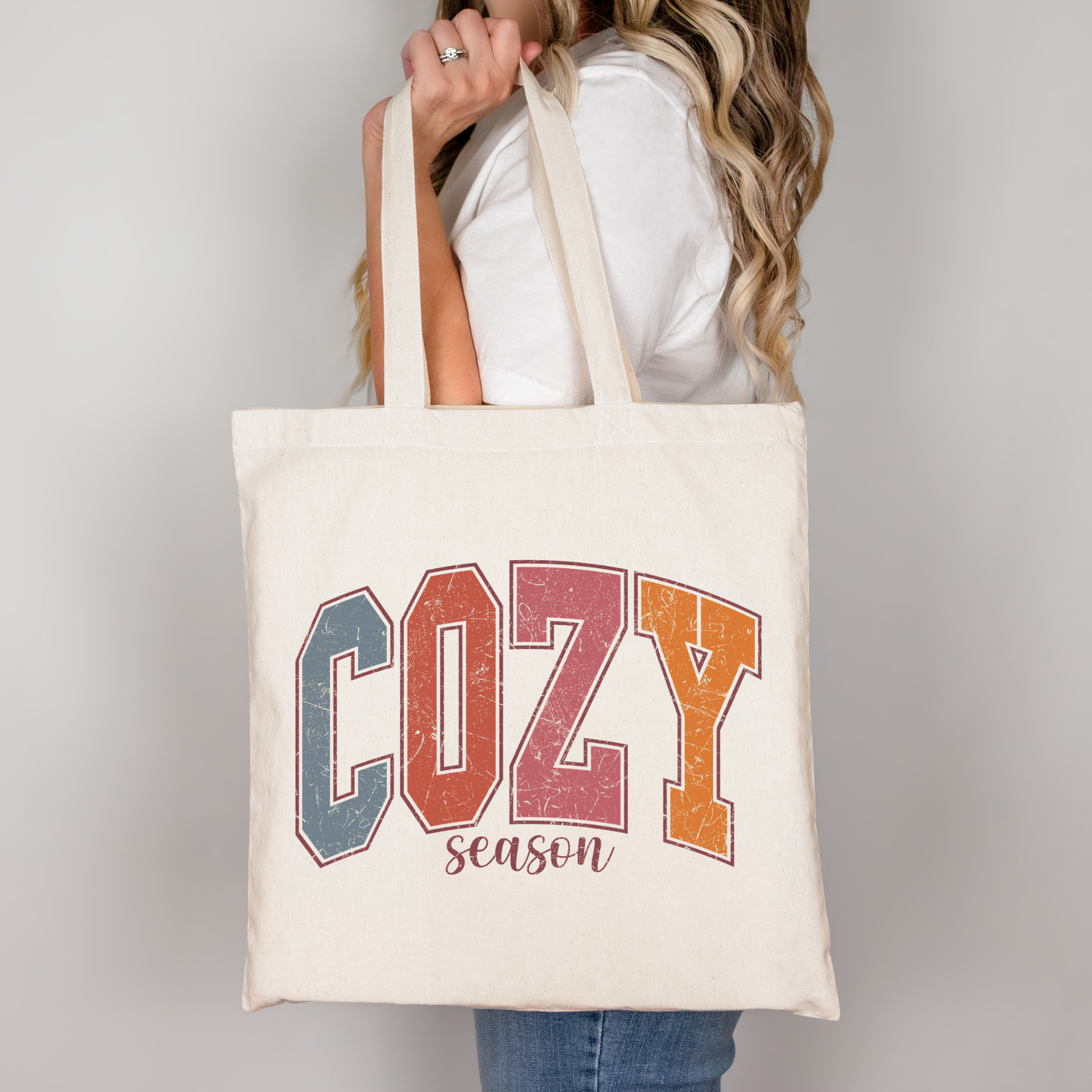 Cozy Season | Tragetasche mit Spruch – Baumwollbeutel mit Attitude
