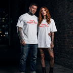 Dad’s Biggest Flex Shirt mit Frontprint – Oversize Unisex T-Shirt aus 100% Baumwolle, Streetwear Look, Geschenkidee