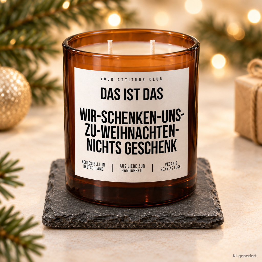 DAS IST DAS WIR-SCHENKEN-UNS-ZU-WEIHNACHTEN-NICHTS GESCHENK – Weihnachtskerze Naturgras Etikett | Weihnachtsgeschenk | Geschenkidee Weihnachten