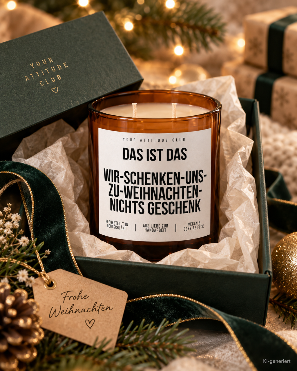 DAS IST DAS WIR-SCHENKEN-UNS-ZU-WEIHNACHTEN-NICHTS GESCHENK – Weihnachtskerze Naturgras Etikett | Weihnachtsgeschenk | Geschenkidee Weihnachten