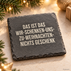 DAS IST DAS WIR-SCHENKEN-UNS-ZU-WEIHNACHTEN-NICHTS GESCHENK – Weihnachtskerze Naturgras Etikett | Weihnachtsgeschenk | Geschenkidee Weihnachten