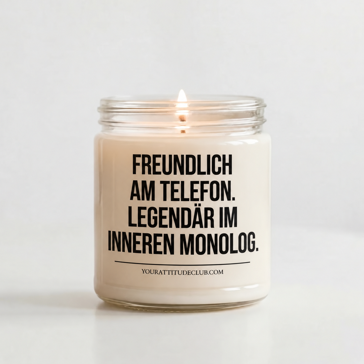 FREUNDLICH AM TELEFON. LEGENDÄR IM INNEREN MONOLOG. | Kerze Pflegefachkraft, Geschenk Pflege, Krankenschwester, Pfleger, Pflegepersonal