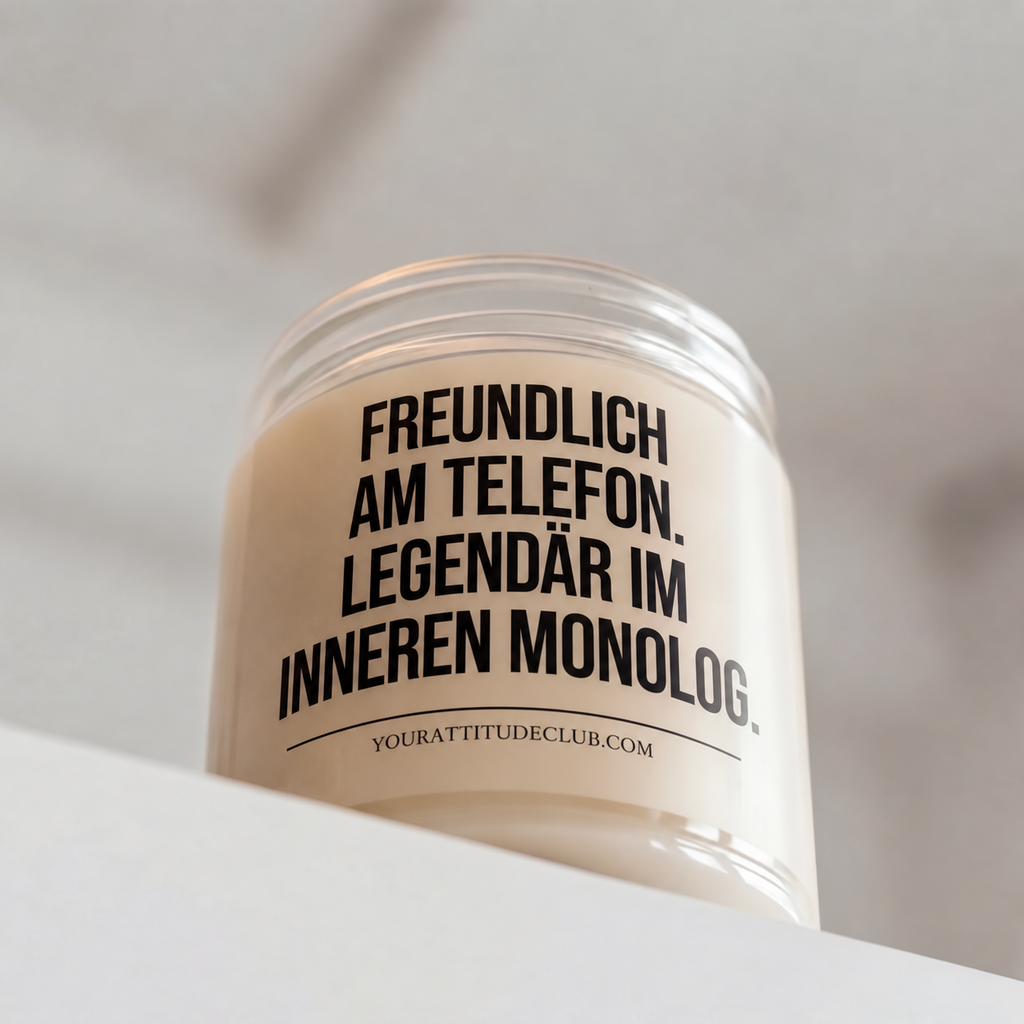 FREUNDLICH AM TELEFON. LEGENDÄR IM INNEREN MONOLOG. | Kerze Pflegefachkraft, Geschenk Pflege, Krankenschwester, Pfleger, Pflegepersonal