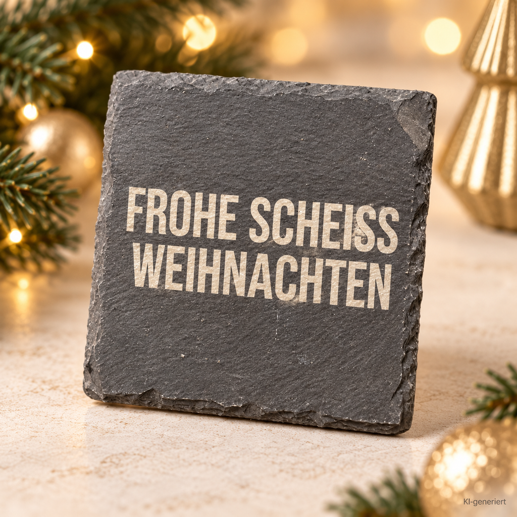 FROHE SCHEISS WEIHNACHTEN – Weihnachtskerze | Lustiges Weihnachtsgeschenk | Geschenk für Freunde & Kolleg:innen | Wichtelgeschenk Weihnachten