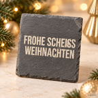 FROHE SCHEISS WEIHNACHTEN – Weihnachtskerze | Lustiges Weihnachtsgeschenk | Geschenk für Freunde & Kolleg:innen | Wichtelgeschenk Weihnachten
