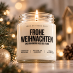 FROHE WEIHNACHTEN EINE UMARMUNG AUS DER FERNE | Weihnachtskerze Duftkerze Weihnachten Weihnachtsgeschenk Geschenkidee für Mama Freundin Kollegin