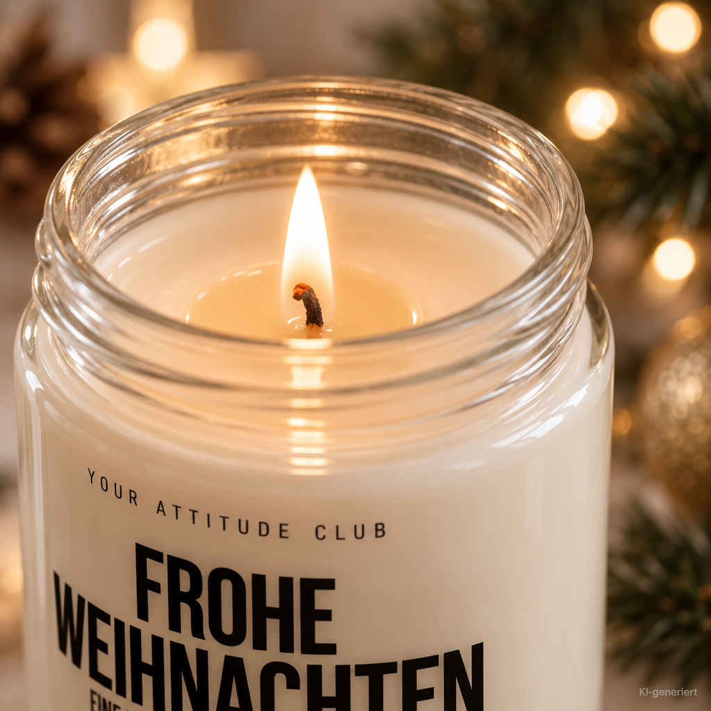 FROHE WEIHNACHTEN EINE UMARMUNG AUS DER FERNE | Weihnachtskerze Duftkerze Weihnachten Weihnachtsgeschenk Geschenkidee für Mama Freundin Kollegin