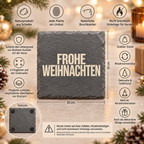 FROHE WEIHNACHTEN – Weihnachtskerze | Weihnachtsgeschenk | Geschenk für Familie, Freunde & Kolleg:innen | Geschenkidee Weihnachten