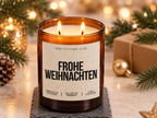 FROHE WEIHNACHTEN – Weihnachtskerze | Weihnachtsgeschenk | Geschenk für Familie, Freunde & Kolleg:innen | Geschenkidee Weihnachten