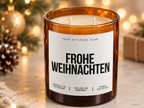 FROHE WEIHNACHTEN – Weihnachtskerze | Weihnachtsgeschenk | Geschenk für Familie, Freunde & Kolleg:innen | Geschenkidee Weihnachten