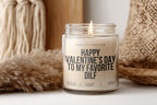 Happy Valentine’s Day to my favorite DILF. Valentinstagskerze Geschenk für ihn, Paar Geschenk, Galentines Day, freche Sojawachs Kerze
