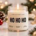 HO HO HO | Weihnachtskerze Duftkerze Weihnachten Weihnachtsgeschenk Geschenkidee Wichtelgeschenk für Mama Papa Freundin Kollegin Familie