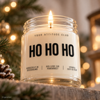 HO HO HO | Weihnachtskerze Duftkerze Weihnachten Weihnachtsgeschenk Geschenkidee Wichtelgeschenk für Mama Papa Freundin Kollegin Familie