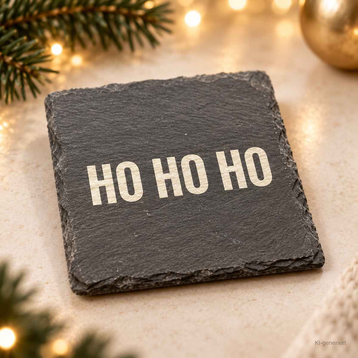 HO HO HO – Weihnachtskerze | Weihnachtsgeschenk | Geschenk für Familie, Freunde & Kolleg:innen | Wichtelgeschenk | Geschenkidee Weihnachten
