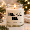 HOE, HOE, HOE | Weihnachtskerze Duftkerze Weihnachten Weihnachtsgeschenk Geschenkidee Wichtelgeschenk für Freundin Kollegin Partner