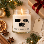 HOE, HOE, HOE | Weihnachtskerze Duftkerze Weihnachten Weihnachtsgeschenk Geschenkidee Wichtelgeschenk für Freundin Kollegin Partner