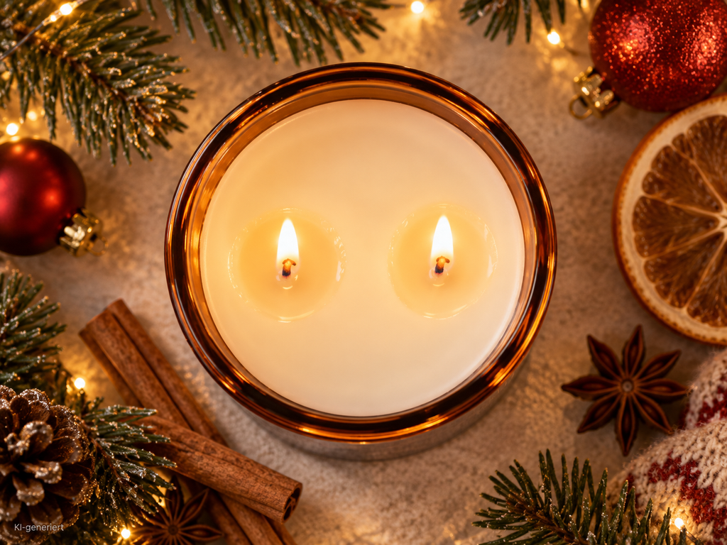 HOE, HOE, HOE – Weihnachtskerze | lustiges Weihnachtsgeschenk | Geschenk für Freunde, Kolleg:innen & Partner | Wichtelgeschenk Weihnachten
