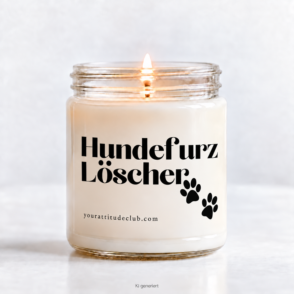 Dog Fart Extinguisher Candle - Funny Candle for Dog Owners, Humorous Gift, Soy Wax Scented Candle, Fun Candle, Gift Idea for Animal Lovers Your Attitude Club