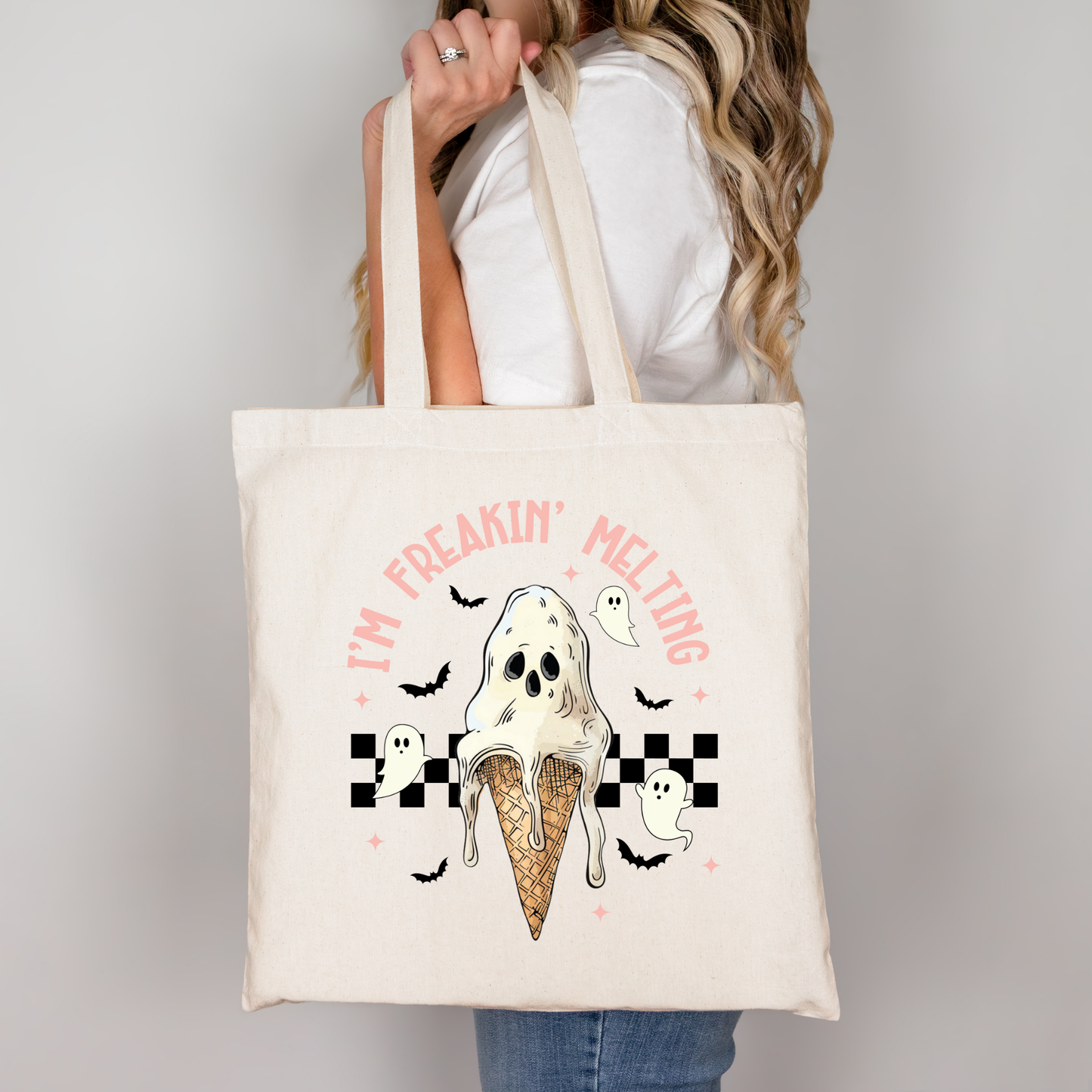 I'm Freakin Melting | Tragetasche mit Spruch – Baumwollbeutel mit Attitude