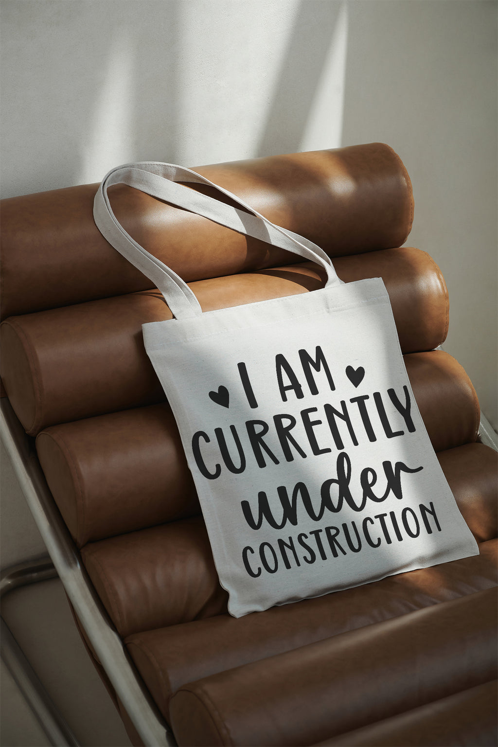 I am currently under construction Baumwolltasche Stoffbeutel Fitness Gym Bag Training Tasche Spruchbeutel nachhaltig Jutebeutel Schultertasche Einkaufstasche