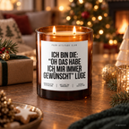ICH BIN DIE: “OH DAS HABE ICH MIR IMMER GEWÜNSCHT” LÜGE – Weihnachtskerze | lustiges Weihnachtsgeschenk | Wichtelgeschenk | Geschenkidee Weihnachten