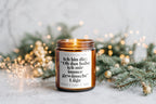 Ich bin die „Oh das habe ich mir immer gewünscht“ Lüge | Sojakerze mit lustigen Spruch als Weihnachtsgeschenk