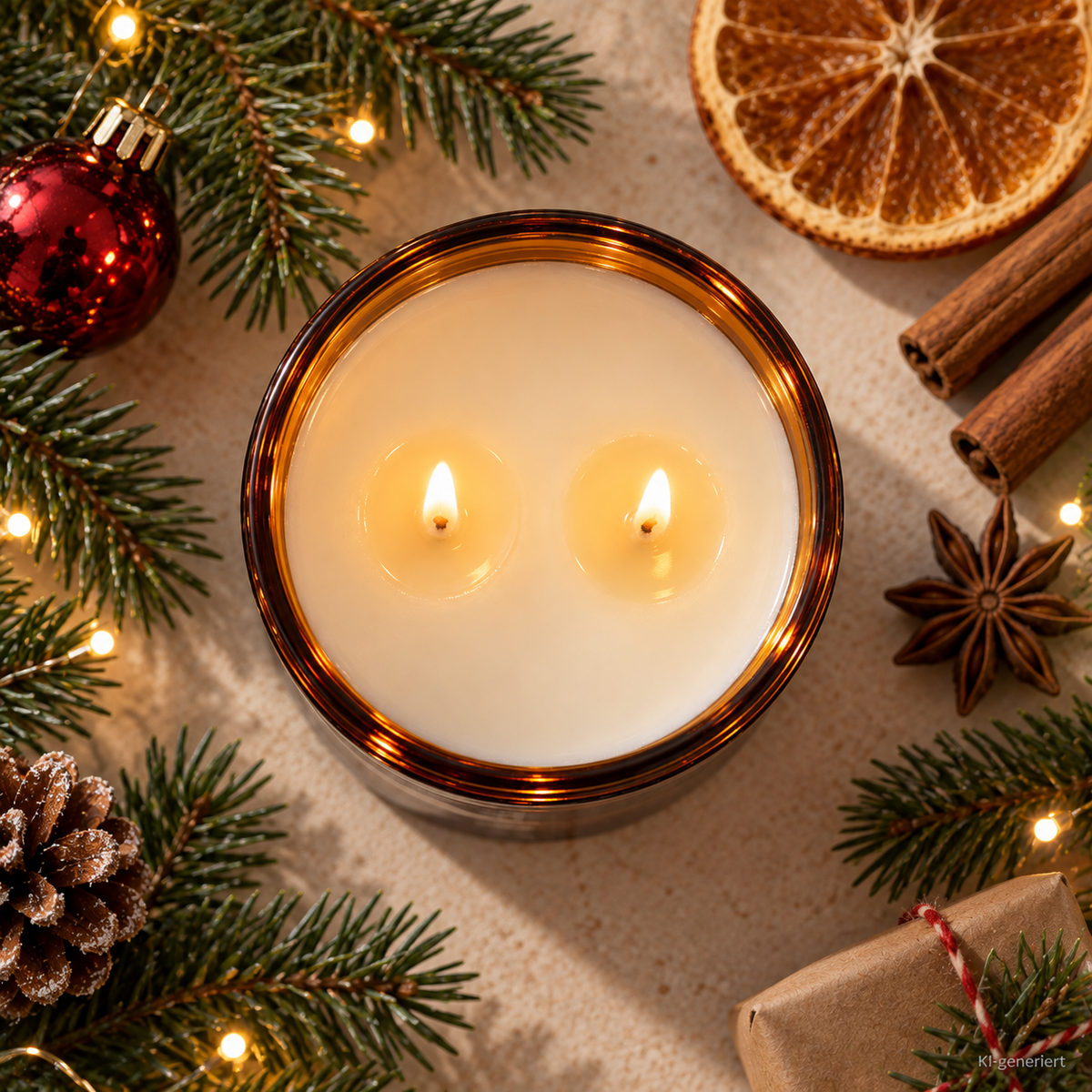 ICH HASSE WEIHNACHTEN, ABER ICH LIEBE DICH. – Weihnachtskerze | Weihnachtsgeschenk für Partner:in | Geschenkidee Weihnachten