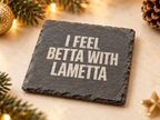 I FEEL BETTA WITH LAMETTA – Weihnachtskerze | Weihnachtsgeschenk | lustige Geschenkidee für Freunde, Kolleg:innen & Familie | Wichtelgeschenk