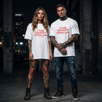 I told ChatGPT about you Shirt mit Frontprint – Oversize Unisex T-Shirt aus 100% Baumwolle, Statement Streetwear, Geschenkidee