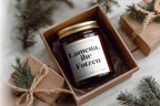 Tinsel, you b*tches | Soy candle with a funny saying as a Christmas gift