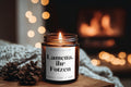 Tinsel, you b*tches | Soy candle with a funny saying as a Christmas gift