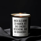 Having me as a child is the only gift you need | 300ml Scented Candle with Humor & 2 Wicks
