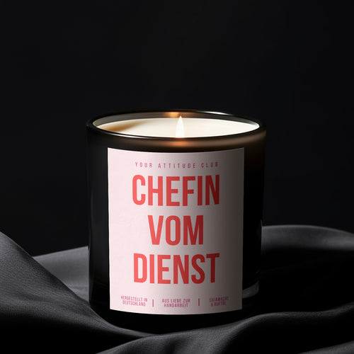 Boss on Duty | Funny Mother's Day Candle for Strong Moms