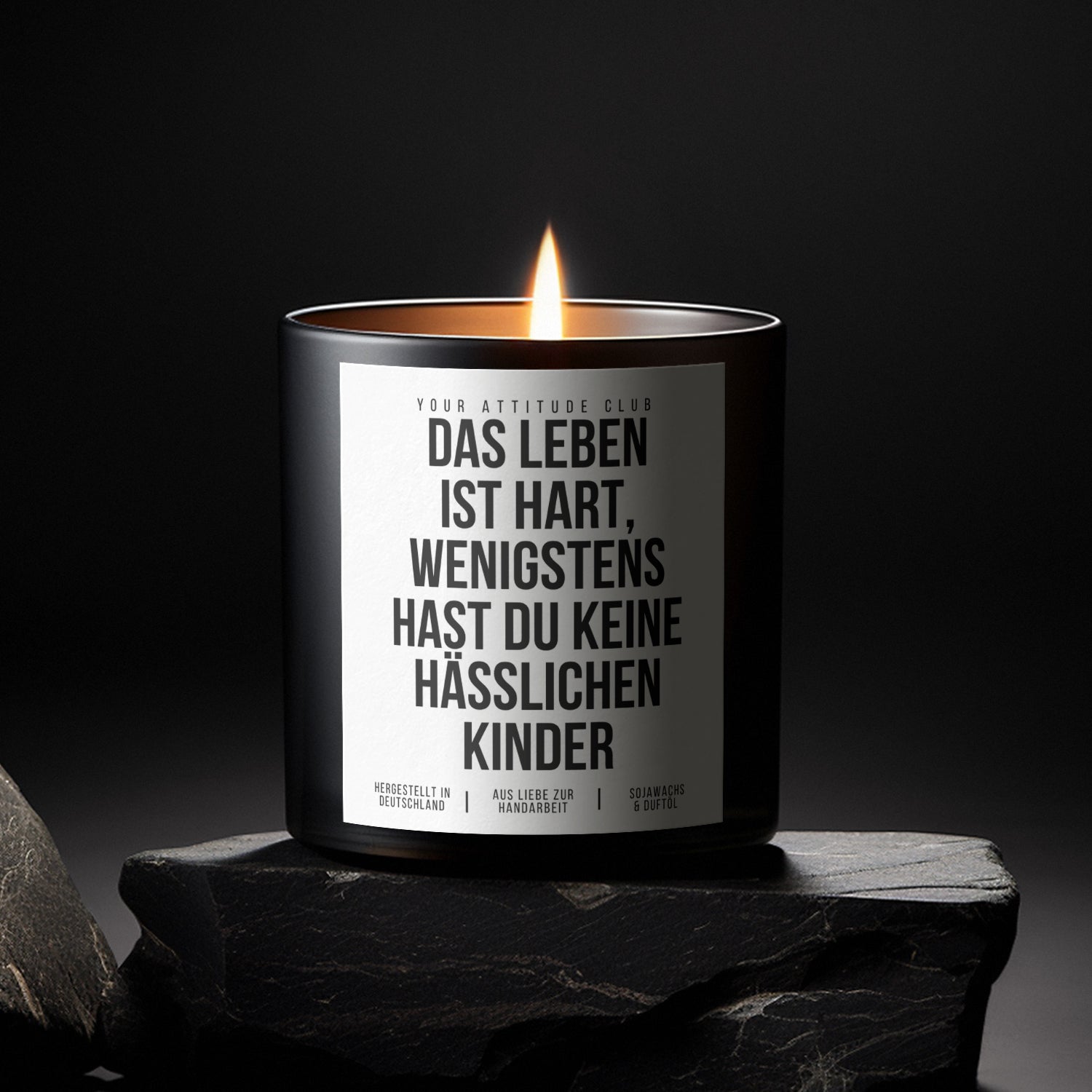 Life is hard, at least you don't have ugly children | Cheeky Mother's Day Candle with 2 Wicks