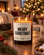 MERRY CHRISTMAS – Weihnachtskerze | Weihnachtsgeschenk | Geschenk für Familie, Freunde & Kolleg:innen | Geschenkidee Weihnachten