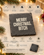 MERRY CHRISTMAS, BITCH – Weihnachtskerze | lustiges Weihnachtsgeschenk | Geschenk für beste Freundin, Kollegin & Freunde | Wichtelgeschenk