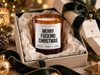 MERRY FUCKING CHRISTMAS – Weihnachtskerze | lustiges Weihnachtsgeschenk | Geschenk für Freunde, Kollegin & beste Freundin
