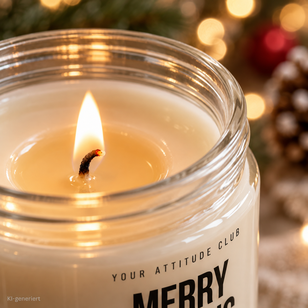 MERRY FUCKING CHRISTMAS | Weihnachtskerze Duftkerze Weihnachten Weihnachtsgeschenk lustige Geschenkidee Wichtelgeschenk für Freundin Kollegin Schwester