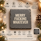 MERRY FUCKING WHATEVER – Weihnachtskerze | lustiges Weihnachtsgeschenk | Geschenk für Freunde, Kollegin & beste Freundin | Wichtelgeschenk