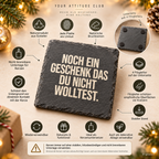NOCH EIN GESCHENK DAS DU NICHT WOLLTEST. – Weihnachtskerze Naturgras Etikett | Lustiges Weihnachtsgeschenk | Wichtelgeschenk | Geschenkidee Weihnachten