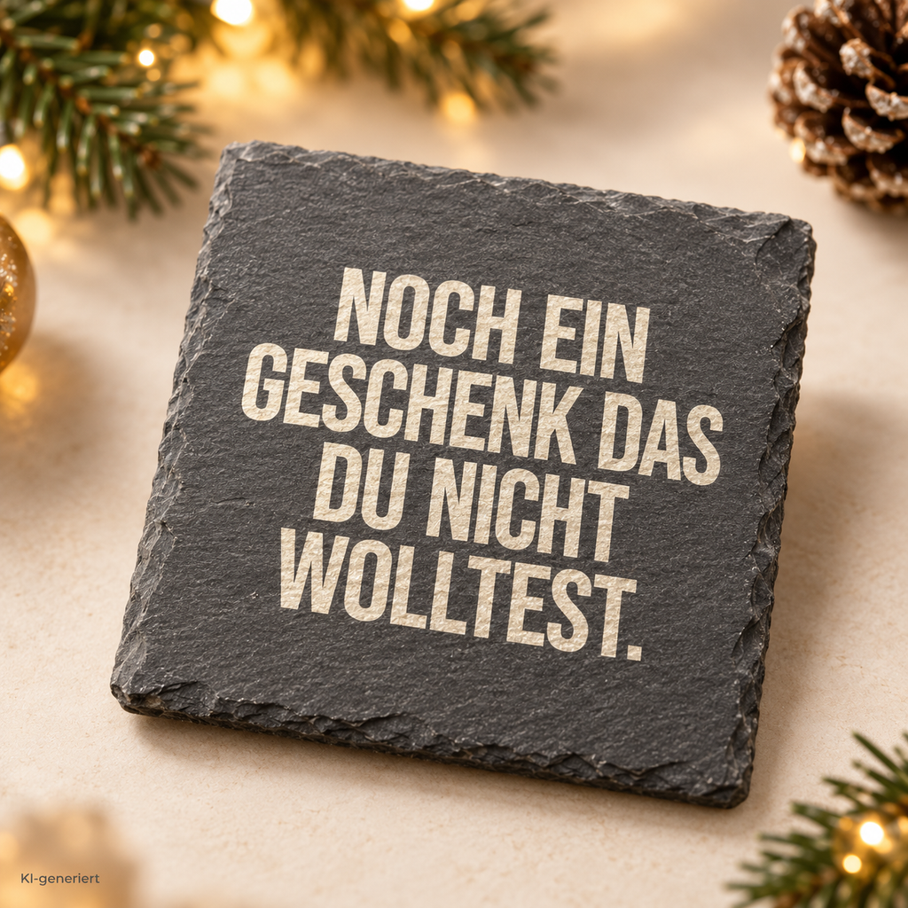 NOCH EIN GESCHENK DAS DU NICHT WOLLTEST. – Weihnachtskerze | lustiges Weihnachtsgeschenk | Wichtelgeschenk | Geschenk für Freunde & Kolleg:innen