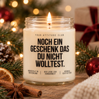 NOCH EIN GESCHENK DAS DU NICHT WOLLTEST. | Weihnachtskerze Duftkerze Weihnachten lustiges Weihnachtsgeschenk Wichtelgeschenk Geschenkidee