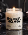 Kinda Hungry, Kinda Horny | Kinky Kerze, freches Geschenk, sexy Geschenkidee, Dark Humor, Sojawachs Kerze, vegan, handgemacht
