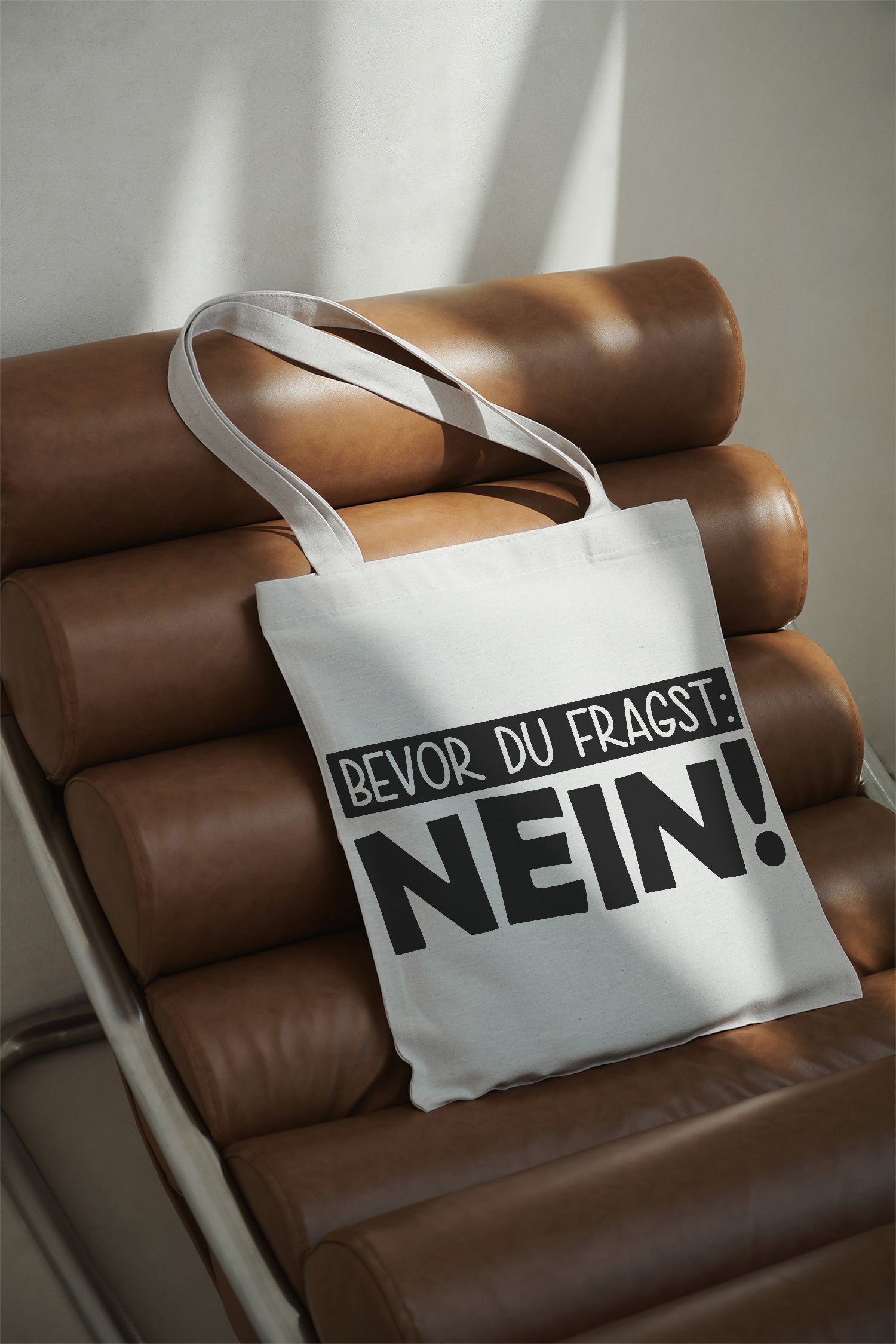 Before you ask: NO! Cotton Bag Cloth Bag Saying Tote Bag beige Shopping Bag Shoulder Bag Gift funny sustainable printed
