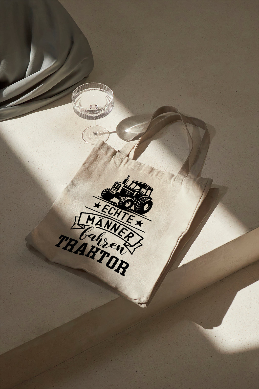 REAL MEN DRIVE TRACTORS Cotton Bag beige Fabric Bag Farmer Gift Farmer Gift Idea Jute Bag funny sustainable Agriculture