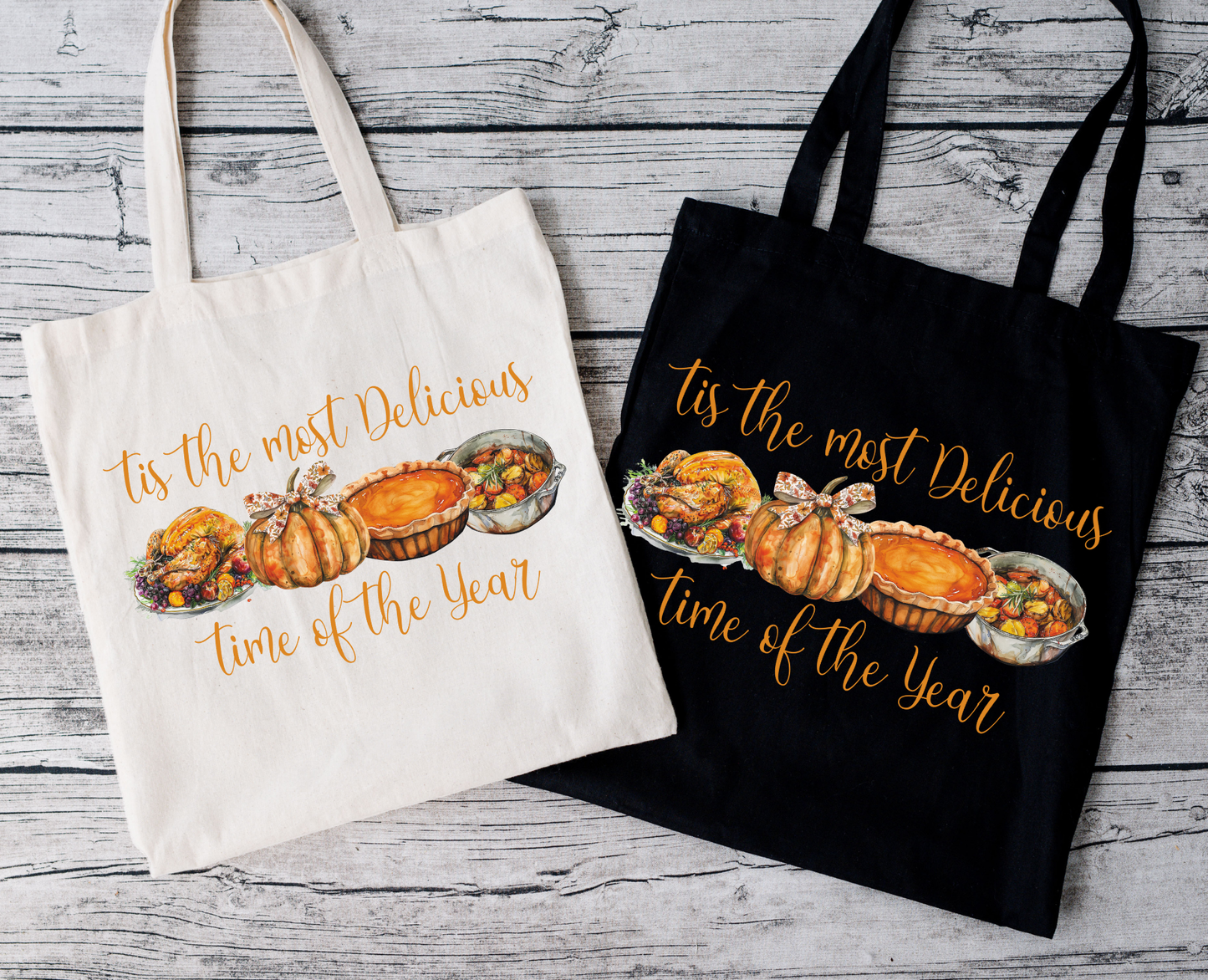 Tis the most delicious time of the year | Tragetasche mit Spruch – Baumwollbeutel mit Attitude