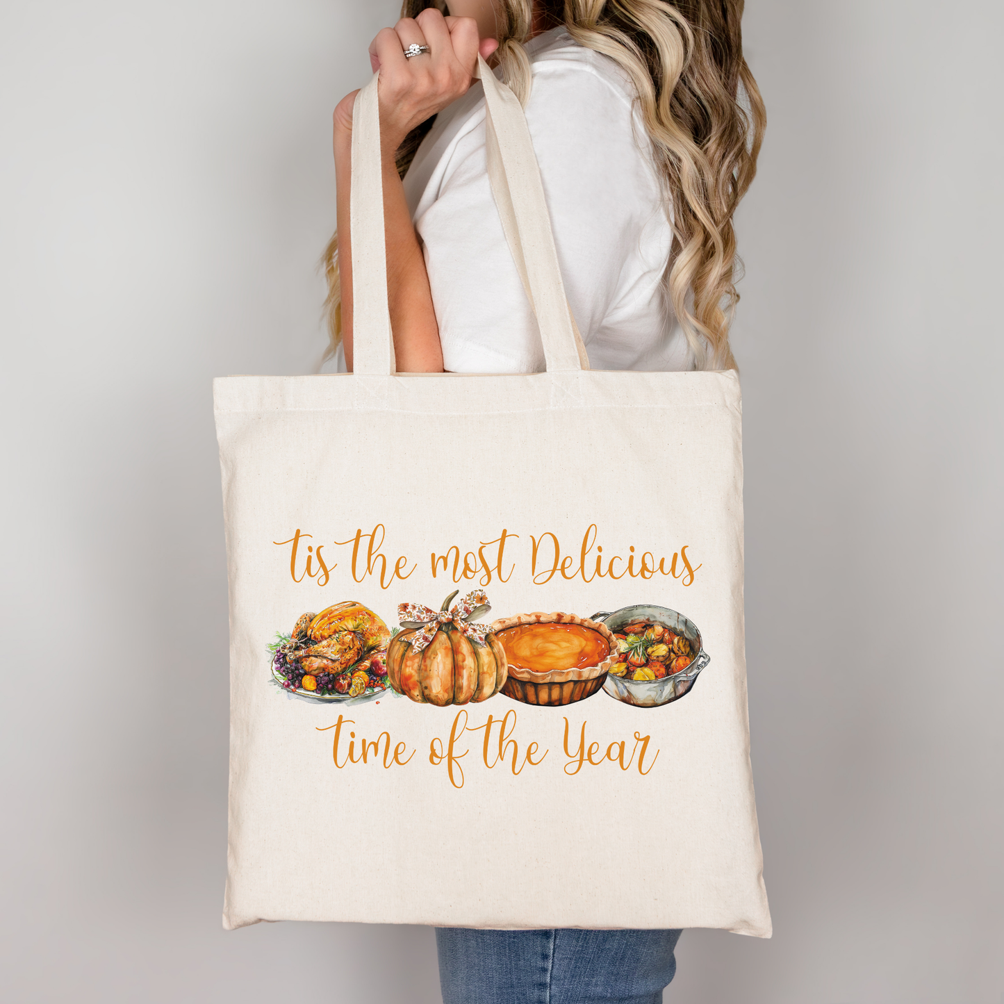 Tis the most delicious time of the year | Tragetasche mit Spruch – Baumwollbeutel mit Attitude