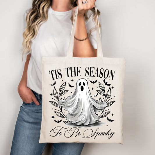 Tis the season to be spooky | Tragetasche mit Spruch – Baumwollbeutel mit Attitude