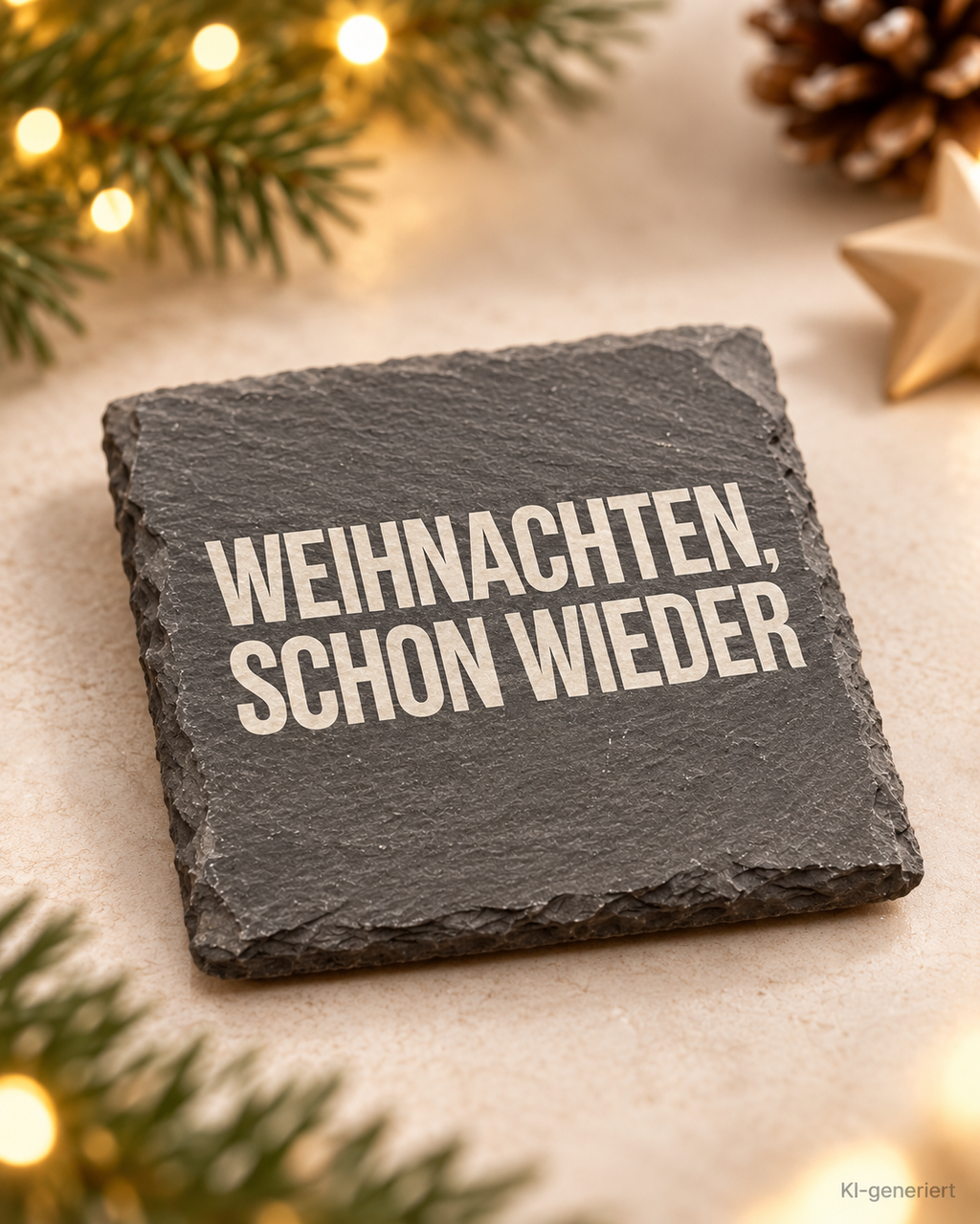 WEIHNACHTEN, SCHON WIEDER – Weihnachtskerze | Weihnachtsgeschenk | lustige Geschenkidee Weihnachten | Geschenk für Familie, Freunde & Kolleg:innen